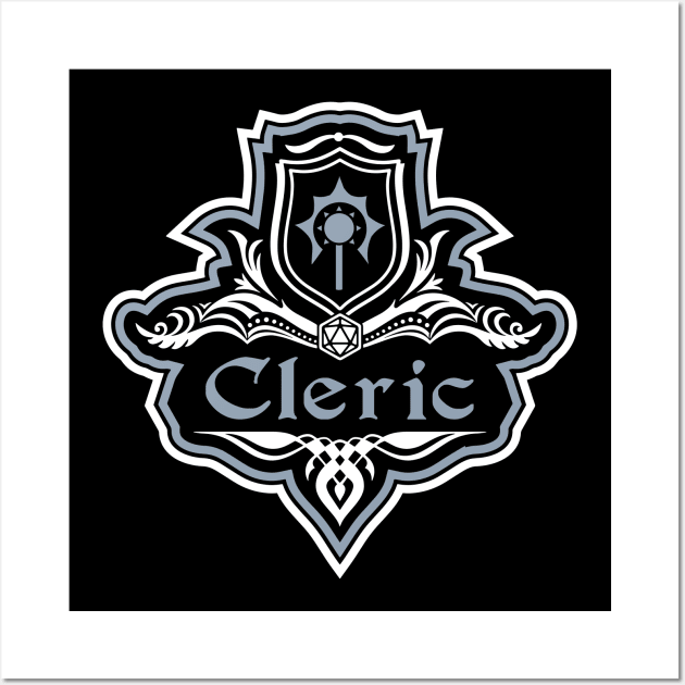 D&D Cleric Class Crest Wall Art by Sunburst